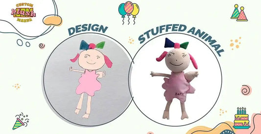 Gjør barnas tegninger om til en kosebamse